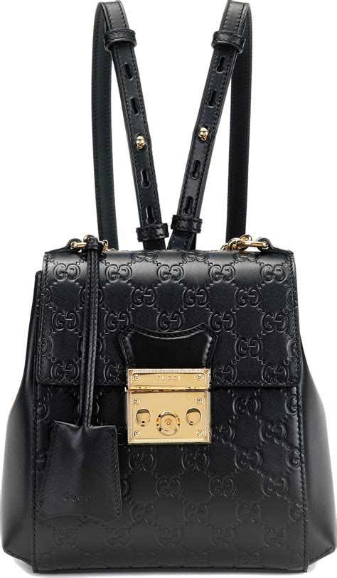 gucci padlock studded shoulder bag|gucci padlock backpack black.